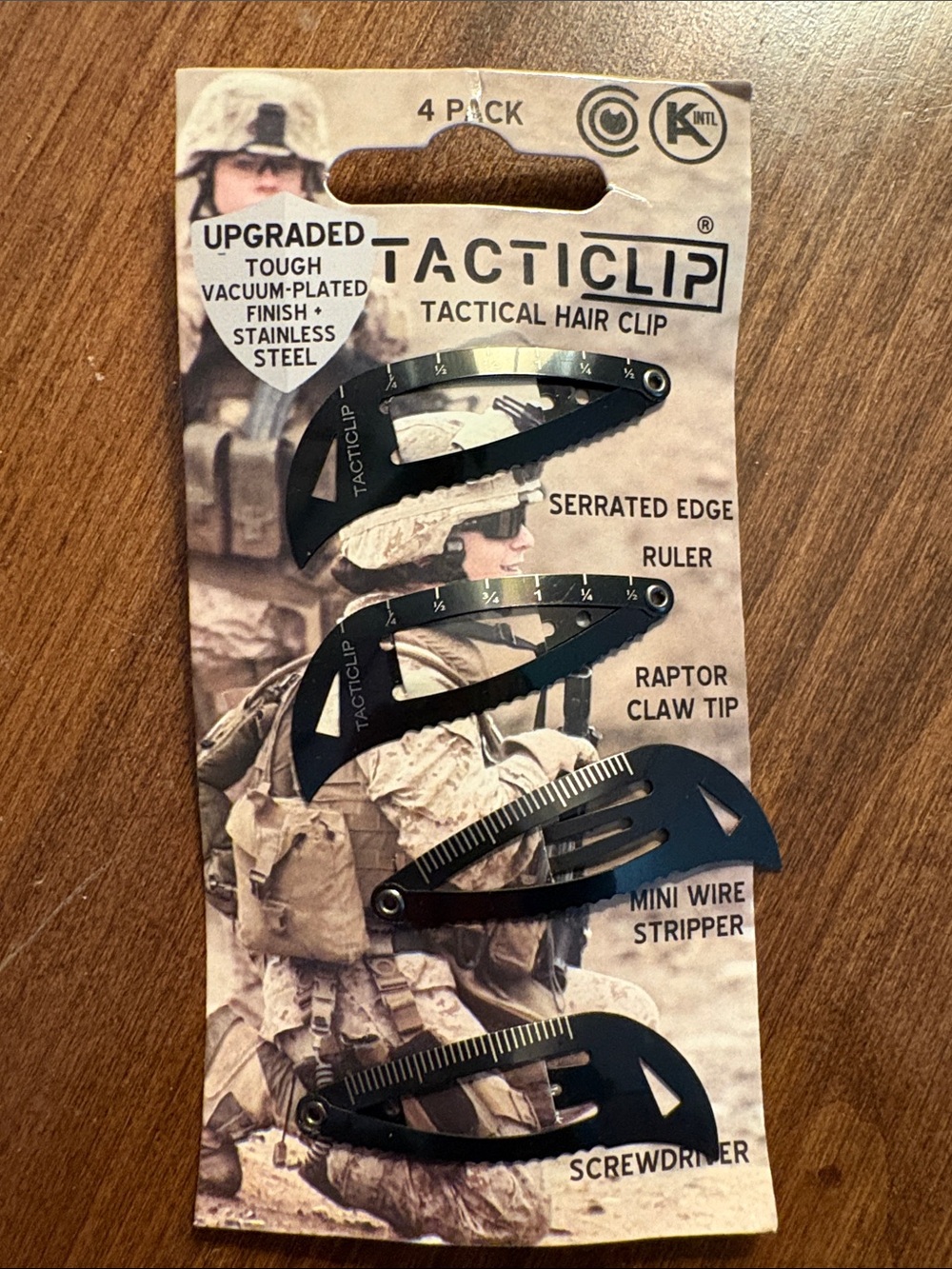 TACTICLIP Tactical Hair Clips - 4 Pack